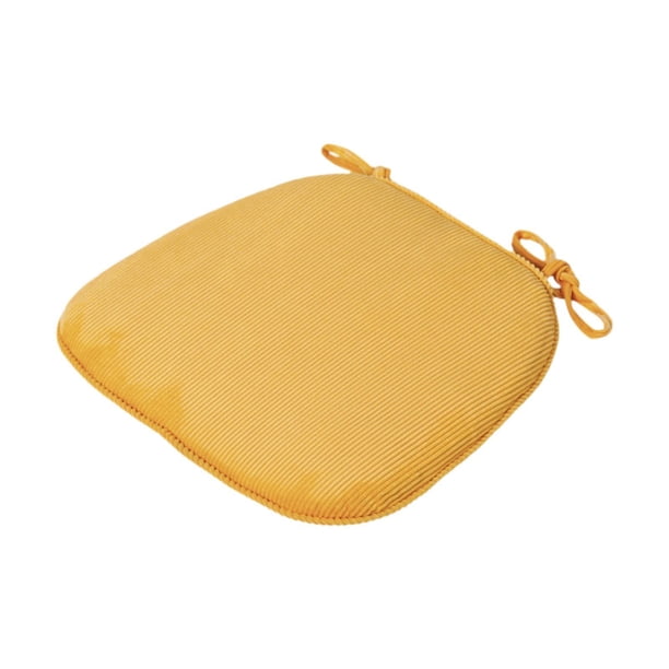 Cojín de pana para silla, puf para el suelo, para sala de estar, jardín, hogar Amarillo