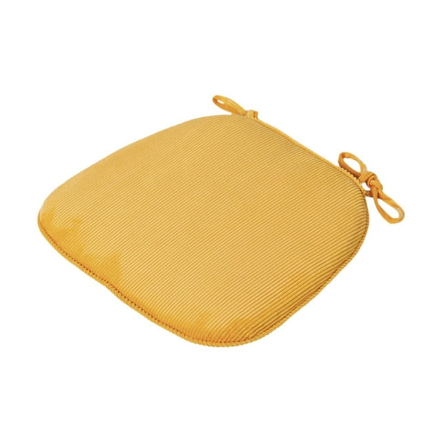 Cojín de pana DYNWAVEMX Antideslizante Amarillo