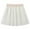 White, variant on Khunlpohl Girls Skirts with Shorts High Waist Pleated School Uniform A-Line Skater Skirt 5-12 Years