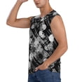 thumbnail image 3 of Daiia Seamless Pattern With Skulls Printed Men's Tank Tops,Casual Soft Sleeveless Gym Muscle Shirts Bodybuilding Tee-Large, 3 of 8