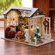 thumbnail image 4 of Casa de muñecas DIY Casa de muñecas en miniatura Kit de casa de muñecas hecho a mano Regalo perfecto de bricolaje, 4 of 13