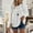 #184-White, variant on Craaazy Womens Shirts Lace Embroidered Casual Ruffle Long Sleeve Shirts Crew Neck Trendy Blouses Gifts For Women