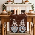 thumbnail image 2 of Coffee Gnomes Table Runner 90 Inches, Coffee Beans Cups Brown Bed Runner Dresser Scarves Tabletop for Indoor Outdoor Parties/Ceremony/Banquet, 13" x 90", 2 of 8