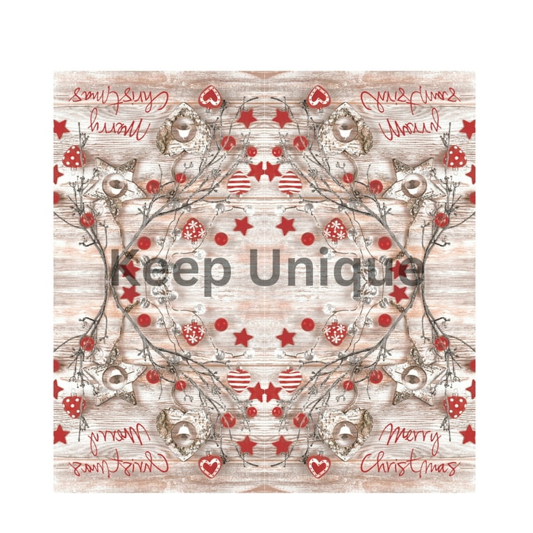 Keep Unique Christmas Decorative Printed Paper Napkins For