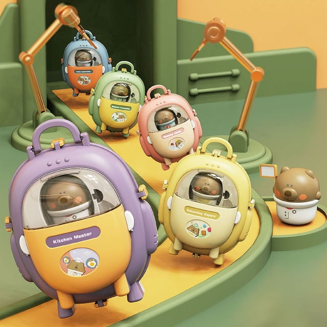Ensemble de Jeu Sac à Dos de Simulation, Jouet Portable Multifonctionnel en Plastique pour Enfants Filles Garçons