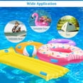 thumbnail image 6 of Vinyl Pool Patches Repair Kit - 30 Inflatable Liner Patch Kit Rectangular & Round Shapes Patch for Above Ground Pools, Air Mattress, Bounce House, Inflatable Toys, Tent, Swimming Ring, Clear, 6 of 8