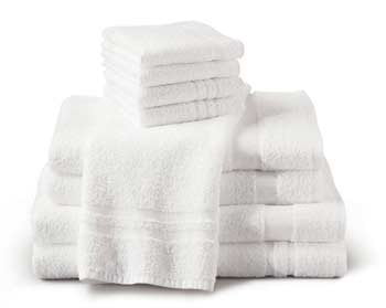 2 Sheets, 4 Bath, 6 Hand, 4 Fingertip and 8 Wash 24 Pieces Bath Towel Set