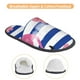 thumbnail image 3 of Fotbe Pink Flamingo Pantuflas Peludas para Mujer con Estampado, Zapatillas de Peluche, Zapatos de Invierno para Casa, Uso Interior y Exterior-Large, 3 of 8