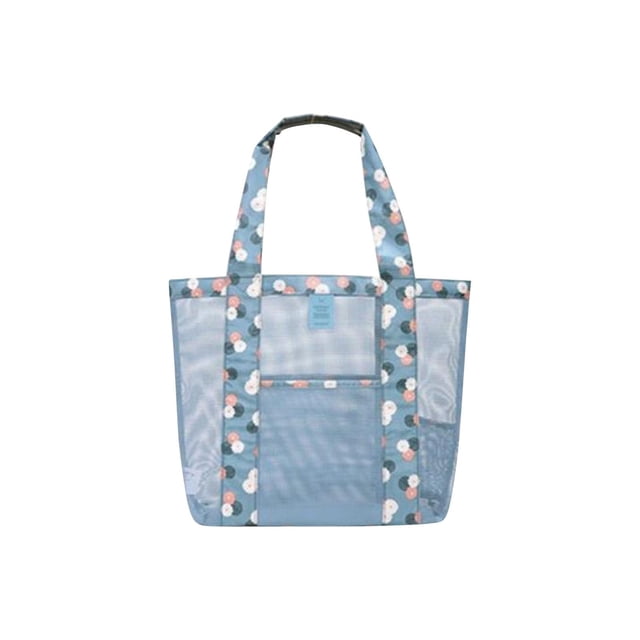 Agiferg Sac de Rangement de Voyage Extérieur Sac Filet de Plage Grande Capacité à une Épaule