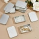 thumbnail image 5 of Caja de latas con bisagras, 12 unidades, caja de almacenamiento de hojalata, contenedores de almacenamiento rectangulares, minicaja para organizar joyas, regalos de fiesta, 5 of 7