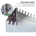 thumbnail image 2 of Vensio -Professional Steel Pegboard Wrench Organizer Rack, Heavy Duty Tool Display Shelf for Workshop and Garage, Secure Wrench Holder for home Workstations Silver, 2 of 8