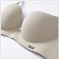 thumbnail image 3 of Sujetador ajustable de una pieza con copa gruesa para mujer, ropa interior push-up especial, sin dejar marcas, con pecho pequeño, 3 of 4