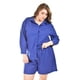 thumbnail image 4 of Set de lino camisa y short Roman Fashion /Tallas Extras, 9103 (Azul rey) azul 42, 4 of 6