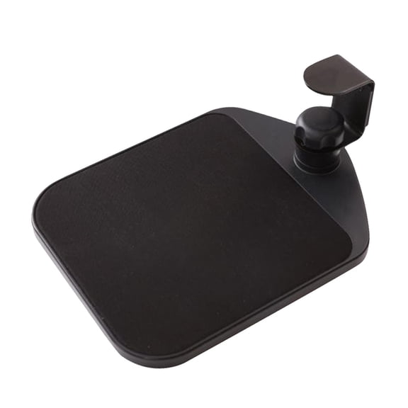 LeeQinersw Wood Ergonomic Desk Extender Tray Folding Table Mount Clamp On Punch Wrist Black