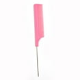 thumbnail image 4 of Tail Comb Plastic Portable Different Colors New-style Bright Exquisite Appearance Easy Installment Long Service Life Hair Picks Deep Pink, 4 of 7