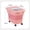 pink, variant on Dog Food Bucket with Pulley, Moisture-proof and Sealed Cat Food Storage Bucket, Foldable Pet Snack Storage Bucket