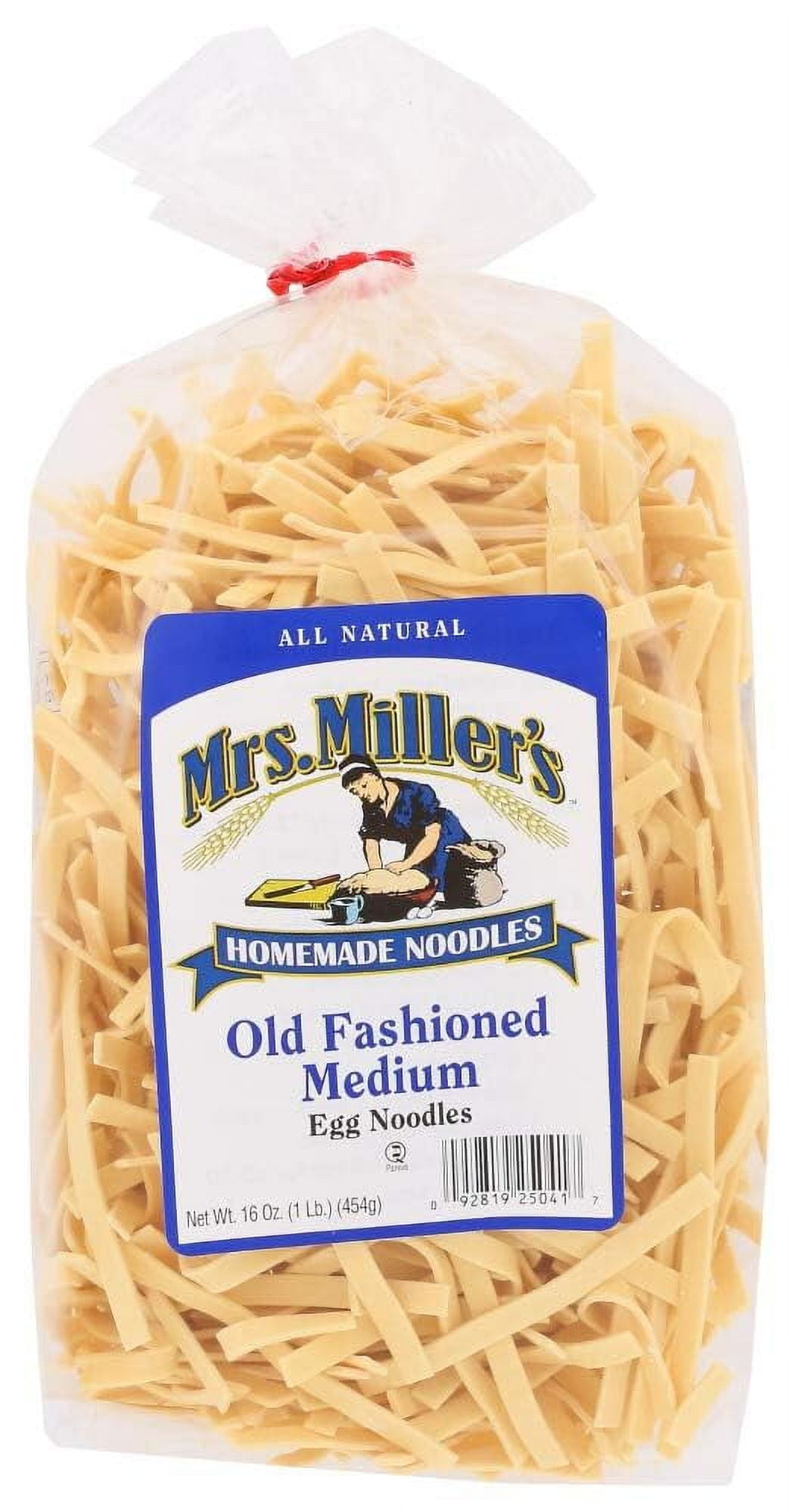 's Old Fashioned Egg Noodles, Medium 16 Ounce (Pack of 4)