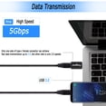 thumbnail image 4 of Fasgear USB C Female to USB 3.1 Male Adapter 10Gbps&3A Fast Charging-2 Pack Type A to Type C Adapters Double-Side Data Sync Compatible for i-Pad, Tablet,Laptop,PC,Charger,Power Bank,Quest Link,Black, 4 of 6