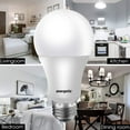 thumbnail image 3 of ENERGETIC Dimmable A19 LED Light Bulb, 12.5 Watts(100W Equivalent), 1500 High Lumens, Super Bright, Daylight 5000K, E26 Base, UL Listed, 6 Pack, 3 of 7