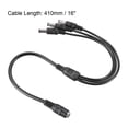 thumbnail image 2 of Uxcell 1 Female To 3 Male 0.22''x0.08'' DC Power Splitter for Camera LED, 2 of 5
