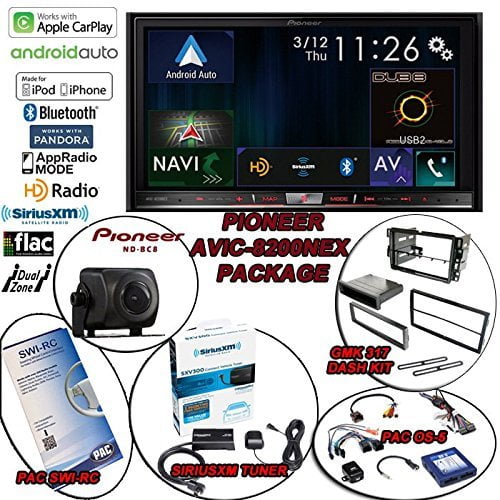 Pioneer AVIC8200NEX Navigation, Pioneer NDBC8, SiriusXM Tuner, PAC