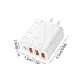 thumbnail image 3 of EGNMCR Charging Head Is A Plug Suitable For Mobile Phones Tablets Mice Headphones And Other Devices US Pl astic Charging plug, 3 of 6