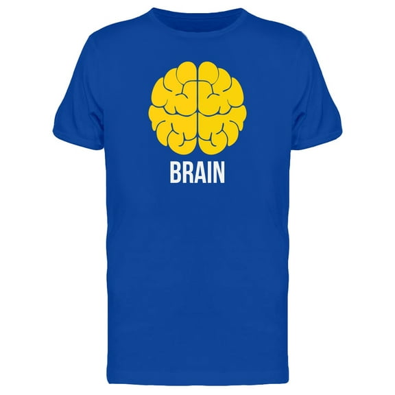 Brain, Cool Yellow Doodle Tee Men's -Image by Shutterstock