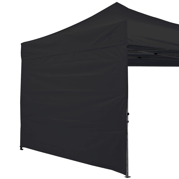 Canopy Sidewall ABCCANOPY Instant, 10 x 10 pies, negro, impermeable