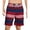 Red, variant on SPEEDO Mens Red Lightweight Active Striped Athletic Fit Swim Trunks S