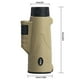 thumbnail image 3 of BIJIA 10x42 Monocular al aire libre Senderismo Caza Observación de aves Telescopio de un solo tubo antideslizante, camuflaje del desierto sidaley OD000317-02B, 3 of 7