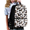 thumbnail image 3 of HUIACONG Cute Dachshund Print School Backpack for Age 6-18 Large Capacity Lightweight Water-Resistant Back to School Bookbag for Elementary Middle High School Boys Girls Students, 3 of 6