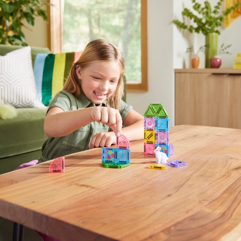 Magna-Tiles microMAGS Spring Garden 24-Piece Travel Set photo 8
