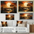 thumbnail image 4 of Designart "African Savannah Charm IX" African Floater Framed Canvas Wall Art, 4 of 7