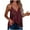 Red, variant on Lindreshi Cropped Tank Tops for Women Fashion Casual Womens Solid Patchword Sequins V-Neck Crop Tanks Top Ladies Camis Vest