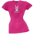 thumbnail image 1 of Happy Bunny - Right From Wrong Ladies T-Shirt, 1 of 1