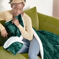 thumbnail image 4 of Fleece Twin Blanket 60 x 80 Super Soft 400 Gsm Reversible Sofa Bed Throws, 4 of 28