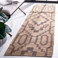 thumbnail image 2 of SAFAVIEH Natural Fiber Natalie Geometric Runner Rug, Natural/Black, 2'3" x 9', 2 of 8