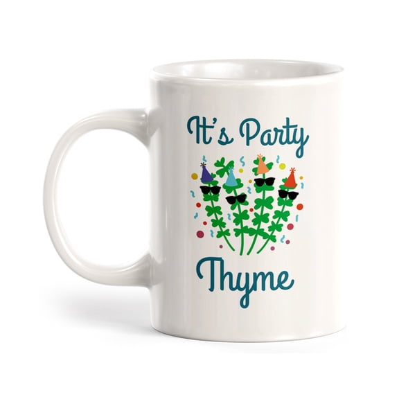 It's Party Thyme 11oz Plastic Coffee Mug