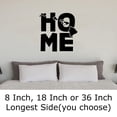 thumbnail image 2 of Home Hawaii United States Hometown Native Wall Decals for Walls Peel and Stick wall art murals Black Small 8 Inch, 2 of 2