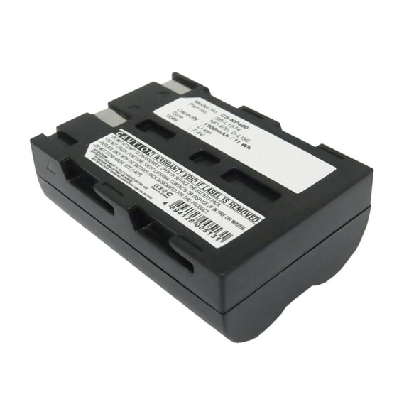 Replacement Battery for MINOLTA Minolta DYNAX 5D,Minolta DYNAX 7D,Minolta MAXXUM 5D,Minolta Maxxum 7D,NP-400,7.4V/1500mAh
