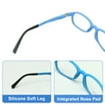 thumbnail image 3 of EnzoDate Children Glasses Frame TR90 Size 44-15 Safe Bendable with Spring Hinge Flexible Optical Boys Girls Kids Eyeglasses Clear Lenses 3-5y, 3 of 5