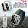 thumbnail image 6 of TECH CIRCLE Case for Apple Watch Ultra 2/1 (49mm) - Durable Aluminum/TPU Case Shockproof Protective Sturdy Rugged Cover Stylish Cool Bumper Protector for Apple Watch Ultra 2/1 2023/2022 49MM, Gold, 6 of 9