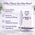 thumbnail image 4 of Deep Rice Flour 4 lb, Gluten Free, All Purpose, Baking and Cooking Flour, 4 of 7