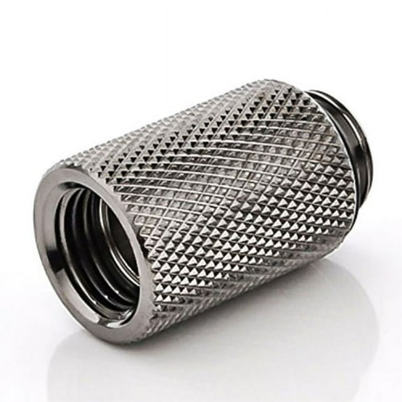 bitspower g1/4" male to female extender fitting, 25mm, black sparkle