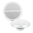 thumbnail image 3 of Enrock Multimedia Gauge Style Marine Grade Bluetooth Receiver, 2 x Enrock 2-Way 6.5" Weather-Resistant Full-Range Speakers (White), Auxiliary Interface Mount, Radio Antenna, 3 of 5