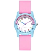 ZOLOHONI Kids Watches for Girls Boys Soft Silicone Strap Analog Quartz Waterproof Watch Children Birthday Christmas Gifts Ages 4-15