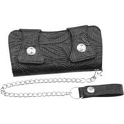 Chained Wallet W Emboss Design - Luwaltrtl