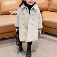 thumbnail image 7 of XXWXYD Girls Dress Coat Kids Winter Jacket, Warm Long Sleeve Button Trench Coat with Pocket, Long Peacoat Outerwear for 2-7 Years, Thick Windproof Formal Wear, 7 of 7
