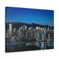 thumbnail image 5 of Vancouver Night Skyline Canvas Artwork Breathtaking Stunning Cityscape for Home Decor Ready to Hang, 5 of 18