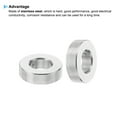 thumbnail image 4 of M6 Stainless Steel Spacers, 10 Pcs Metal Spacer Stainless Steel 6.2mm ID x 12mm OD x 4mm L for 1/4" or M6 Screw Bolts, 4 of 5